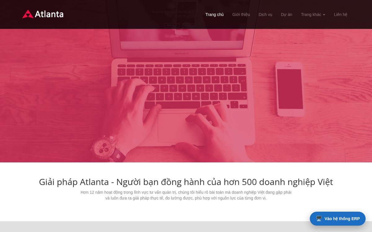 Nén ảnh cho website – ảnh chụp mẫu website doanh nghiệp trong kho demo WebCut